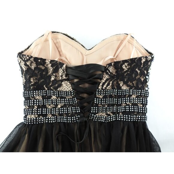 Blondie Nites Prom Strapless Dress Homecoming Dress Cocktail Dress Size 3 - Picture 7 of 9